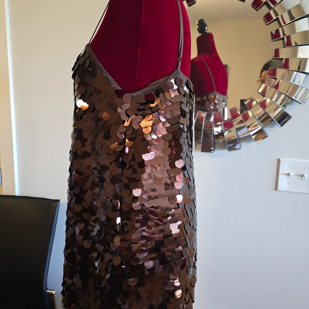 Chocolate Hey Ya! Mini Party Dress - Picture 5 of 5